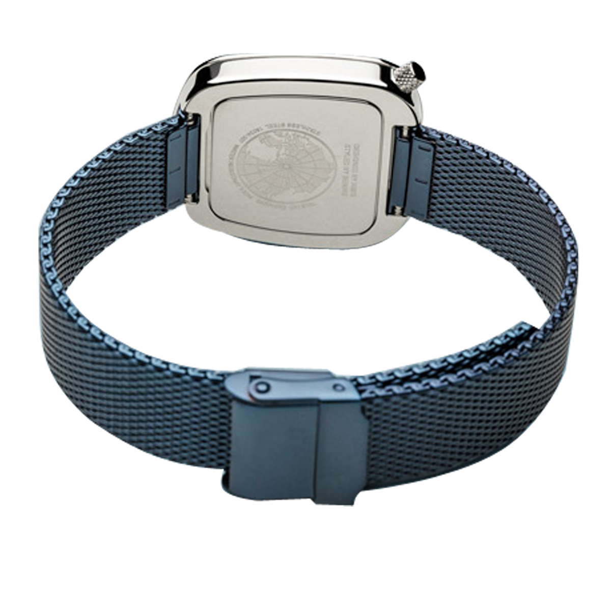 Bering Analog Blue & Milanese Women's Watch 18034 307