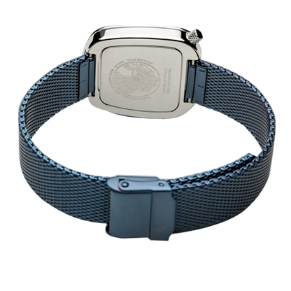 Bering Analog Blue & Milanese Women's Watch 18034 307