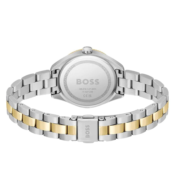 Hugo Boss Analog White & Stainless Steel Women's Watch 1502730