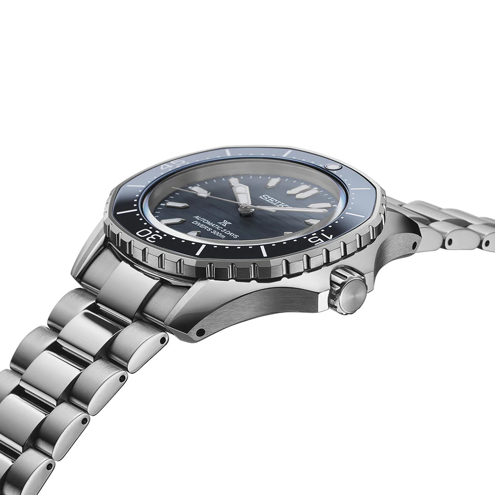 Seiko Analog Blue & Stainless Steel Men's Watch SPB483J1