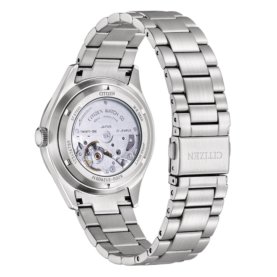 Citizen Analog Yellow & Stainless Steel Men's Watch NH8391 51Z