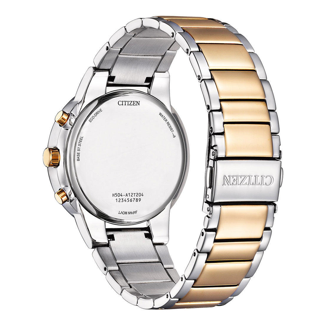 Citizen Analog White & Stainless Steel Men's Watch AT2244 84A