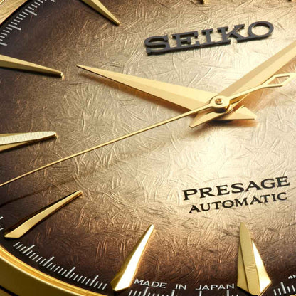 Seiko Analog Gold & Stainless Steel Men' SRPK48J1