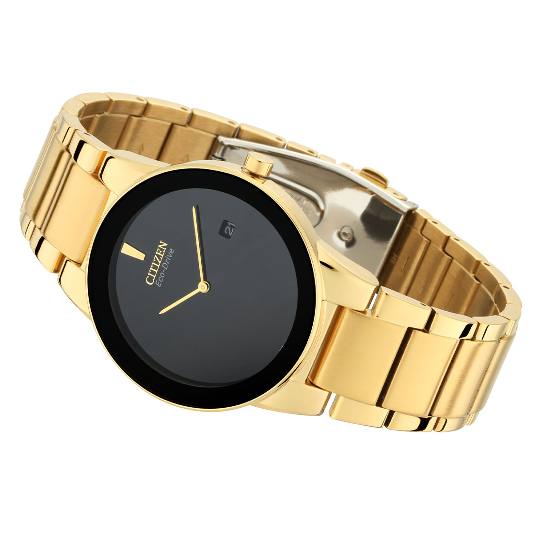 Citizen Analog Black & Stainless Steel Men's Watch AU1062 56E