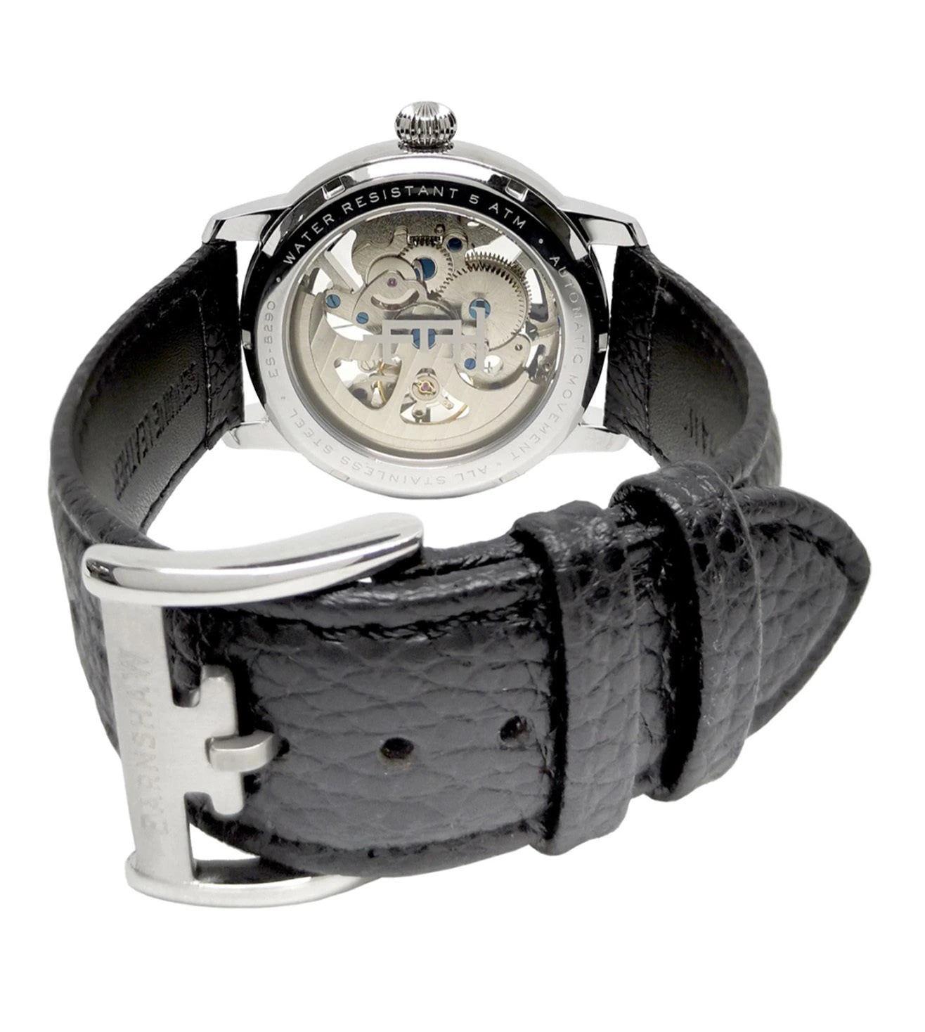Earnshaw  Black & Leather Men's Watch ES 8290 01