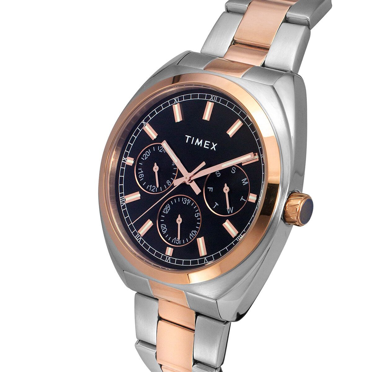 Analog Black & Stainless Steel Men's Watch TWEG22302