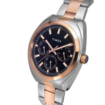Analog Black & Stainless Steel Men's Watch TWEG22302