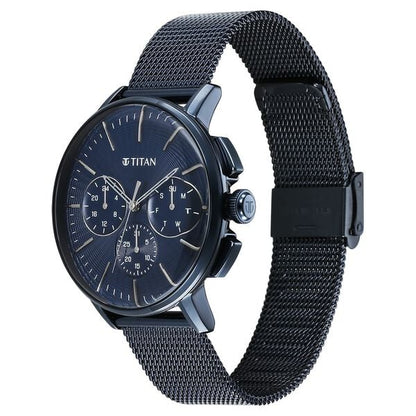 Multifunction Anthracite & Stainless Steel Men' 90200QM01