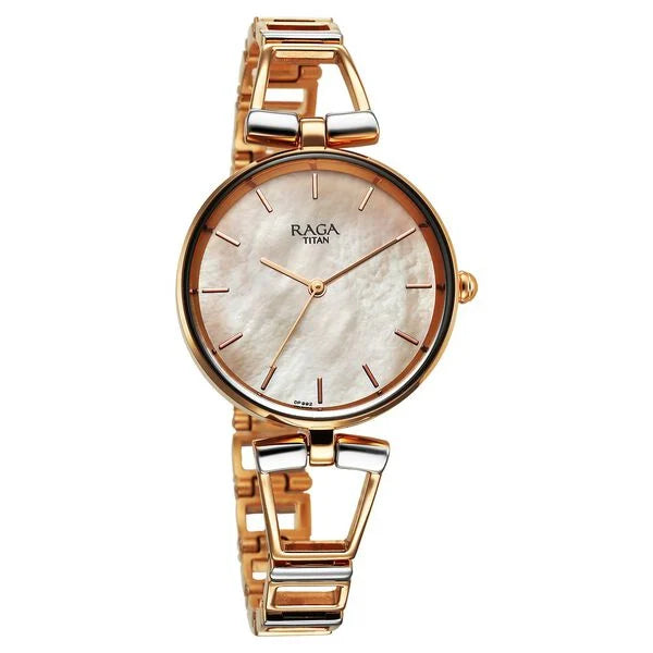 Analog Mother Of Pearl & Metal Women's Watch 2747KM01