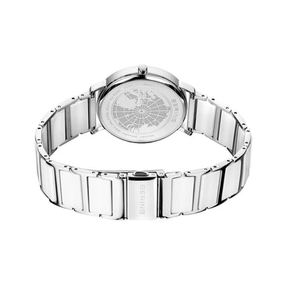 Bering White Analogue Women Watch
