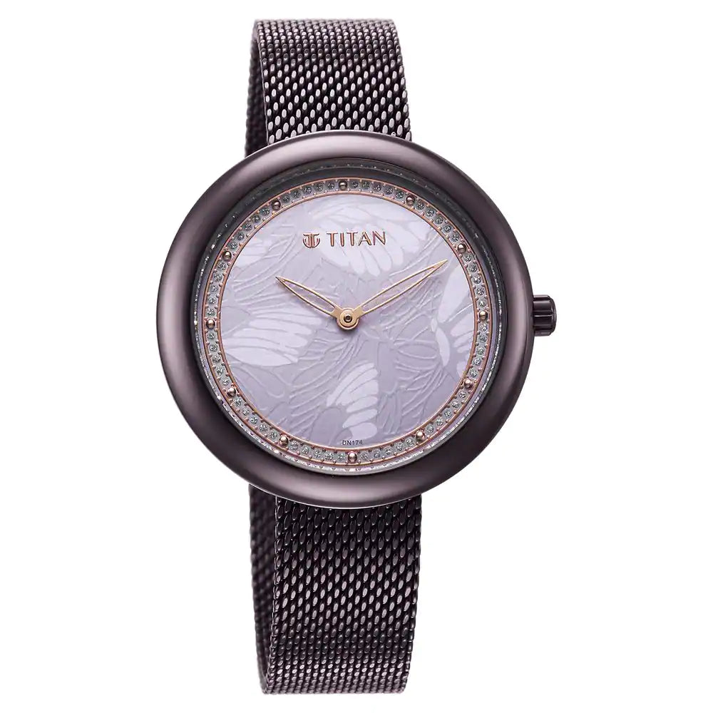 Analog Purple &  Women's Watch 95210QM01