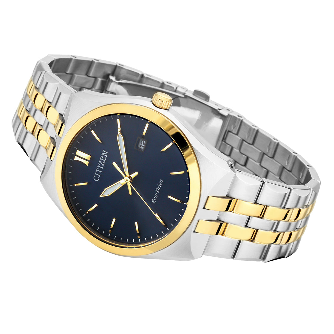 Citizen Analog Blue & Stainless Steel Men's Watch BM7334 66L