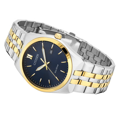 Citizen Analog Blue & Stainless Steel Men's Watch BM7334 66L