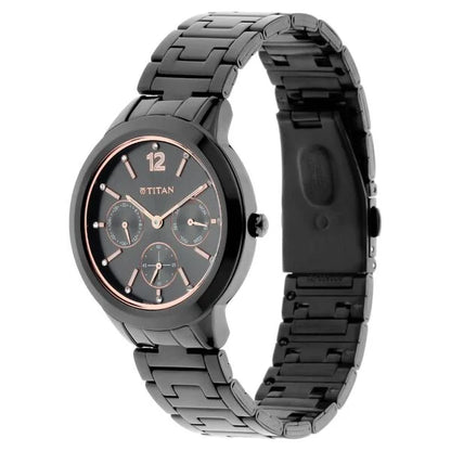 Analog Anthracite & Stainless Steel Women' NS2588NM01
