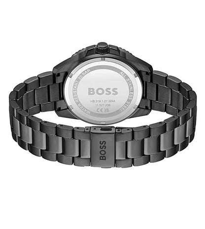 Hugo Boss Analog Black & Stainless Steel Men's Watch 1514013