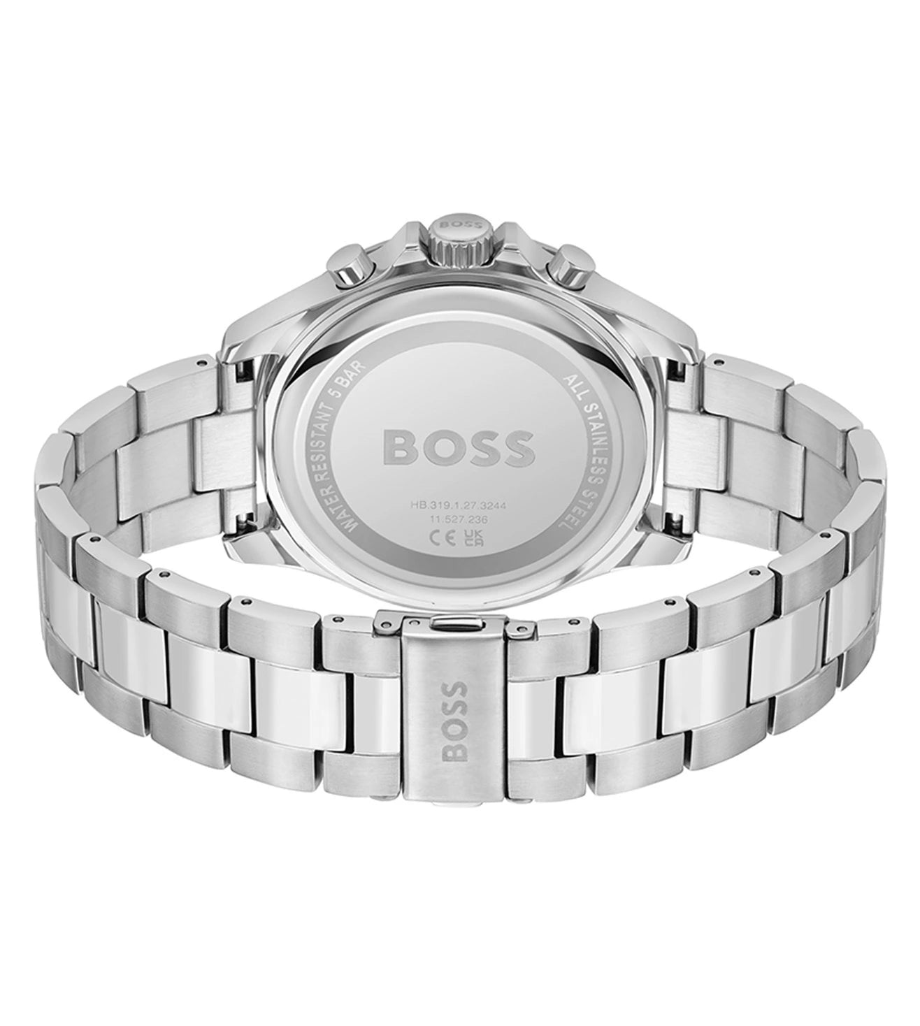 Hugo Boss Analog Black & Stainless Steel Men's Watch 1514101