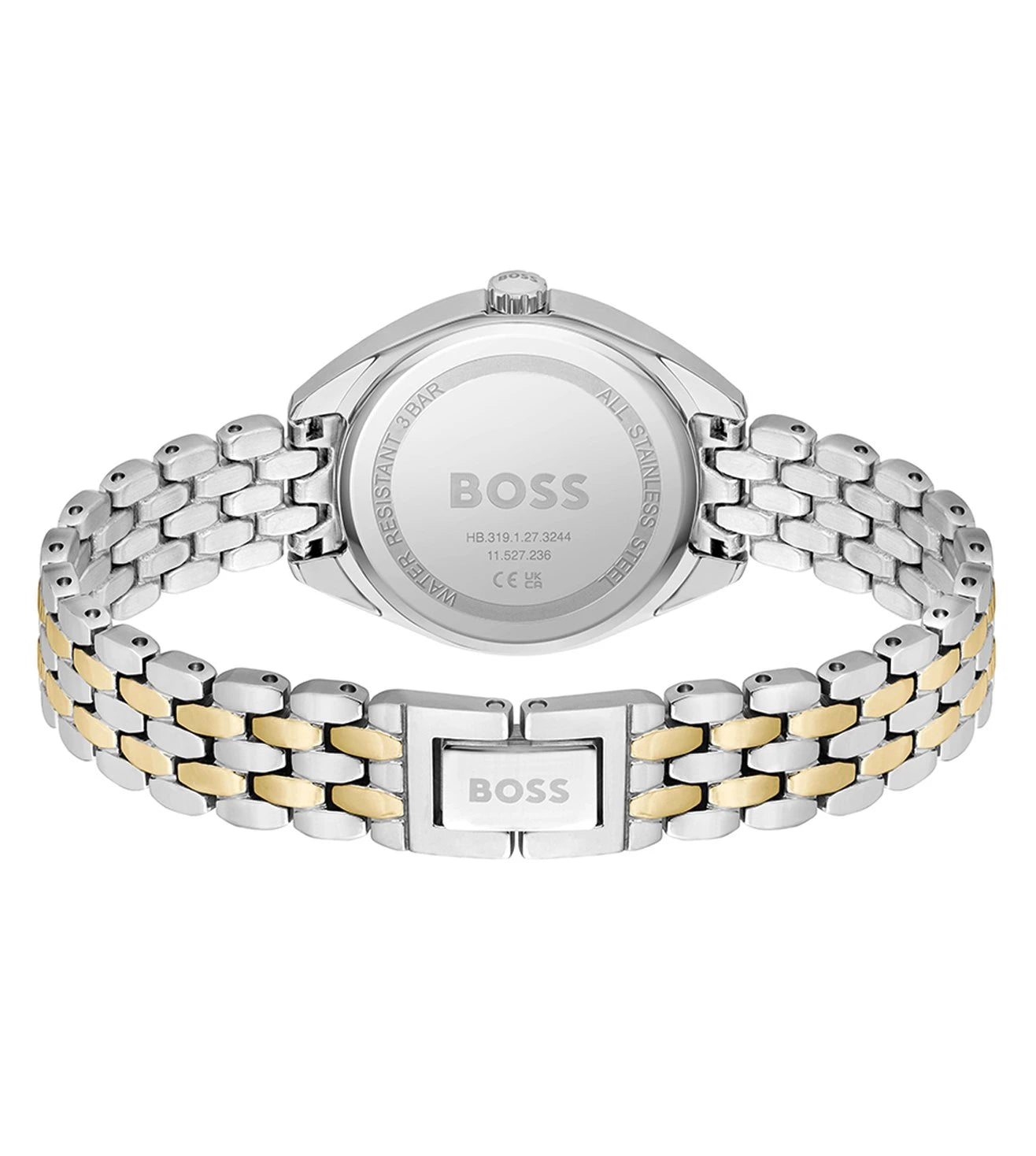 Hugo Boss Analog White & Stainless Steel Women's Watch 1502724