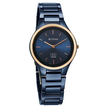 Analog Blue & Ceramic Women' 2653KC11