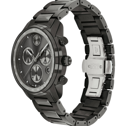 Movado Analog Grey & Stainless Steel Men's Watch 3600867