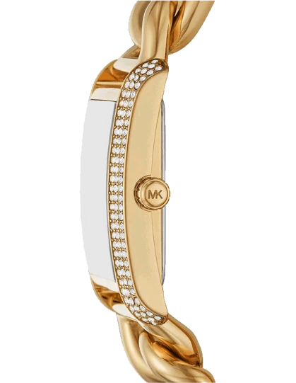 Michael Kors  White & Stainless Steel Women's Watch MK7300