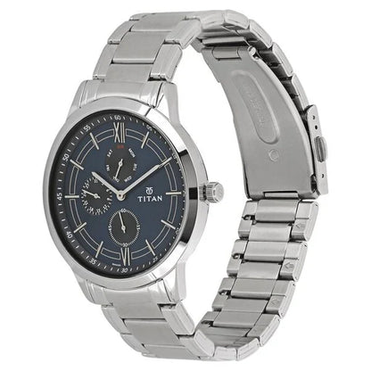 Multifunction Blue & Stainless Steel Men' NS1769SM01