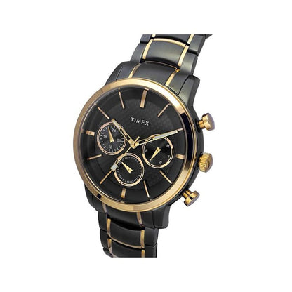 Timex Analog Black & Stainless Steel Men's Watch TWEG20204