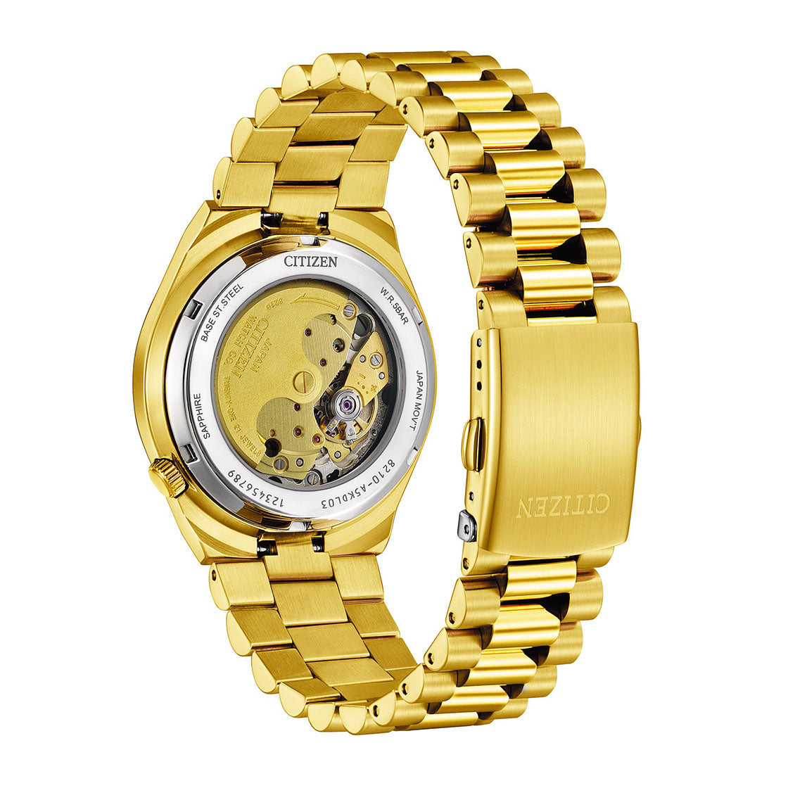 CITIZEN AUTOMATIC GENTS WATCH GREEN DIAL NJ0152 51X