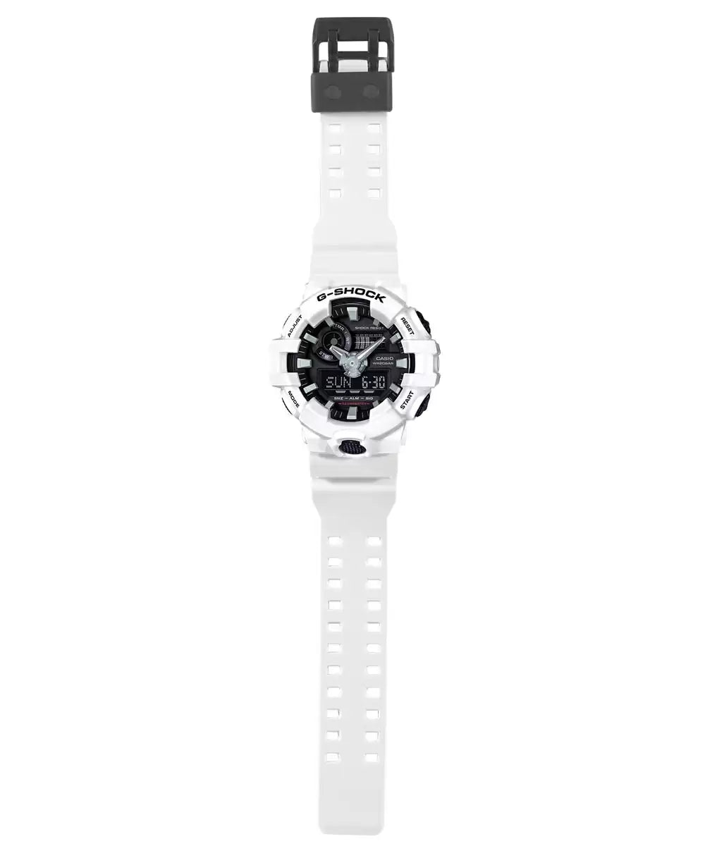 Casio Analog-Digital Black & Resin Men's Watch G742