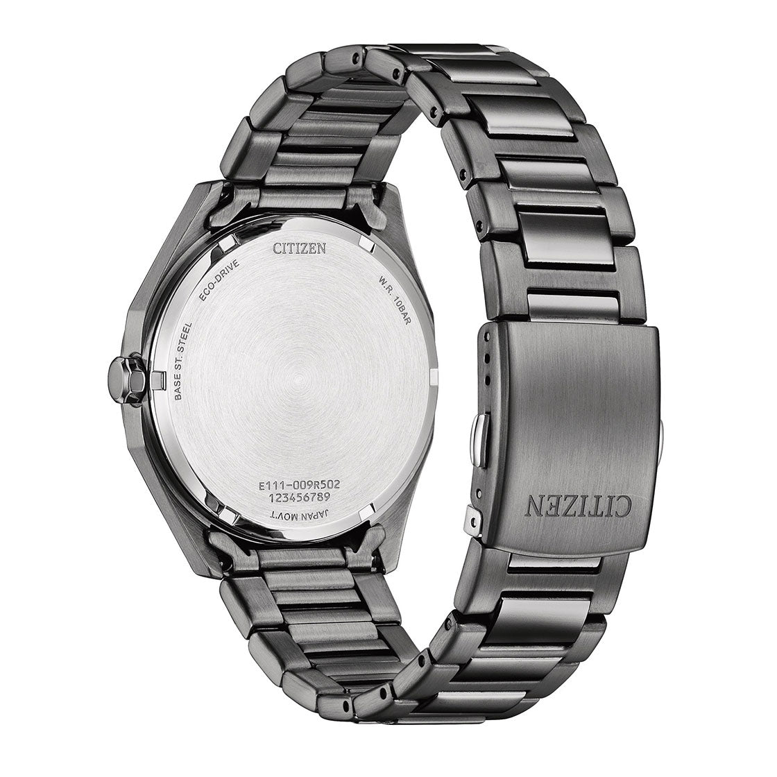 CITIZEN ECO-DRIVE GENTS WATCH GRAY DIAL BM7637 81H