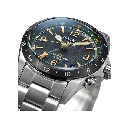 Seiko Analog Green & Stainless Steel Men' SPB493J1