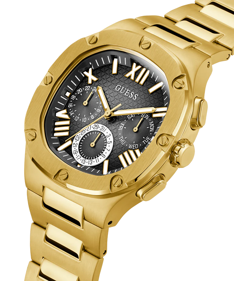 Guess  Black & Stainless Steel Men's Watch GW0572G2