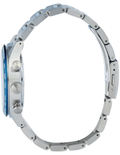 Seiko Analog Blue & Stainless Steel Men's Watch SSB445P1