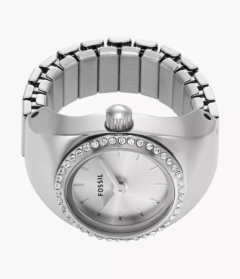 Fossil  Silver & Stainless Steel Women's Watch ES5321