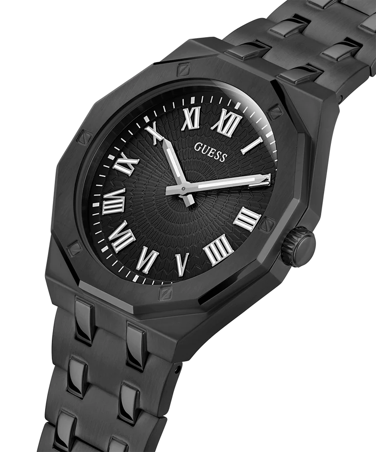 Guess  Black & Stainless Steel Men's Watch GW0575G3
