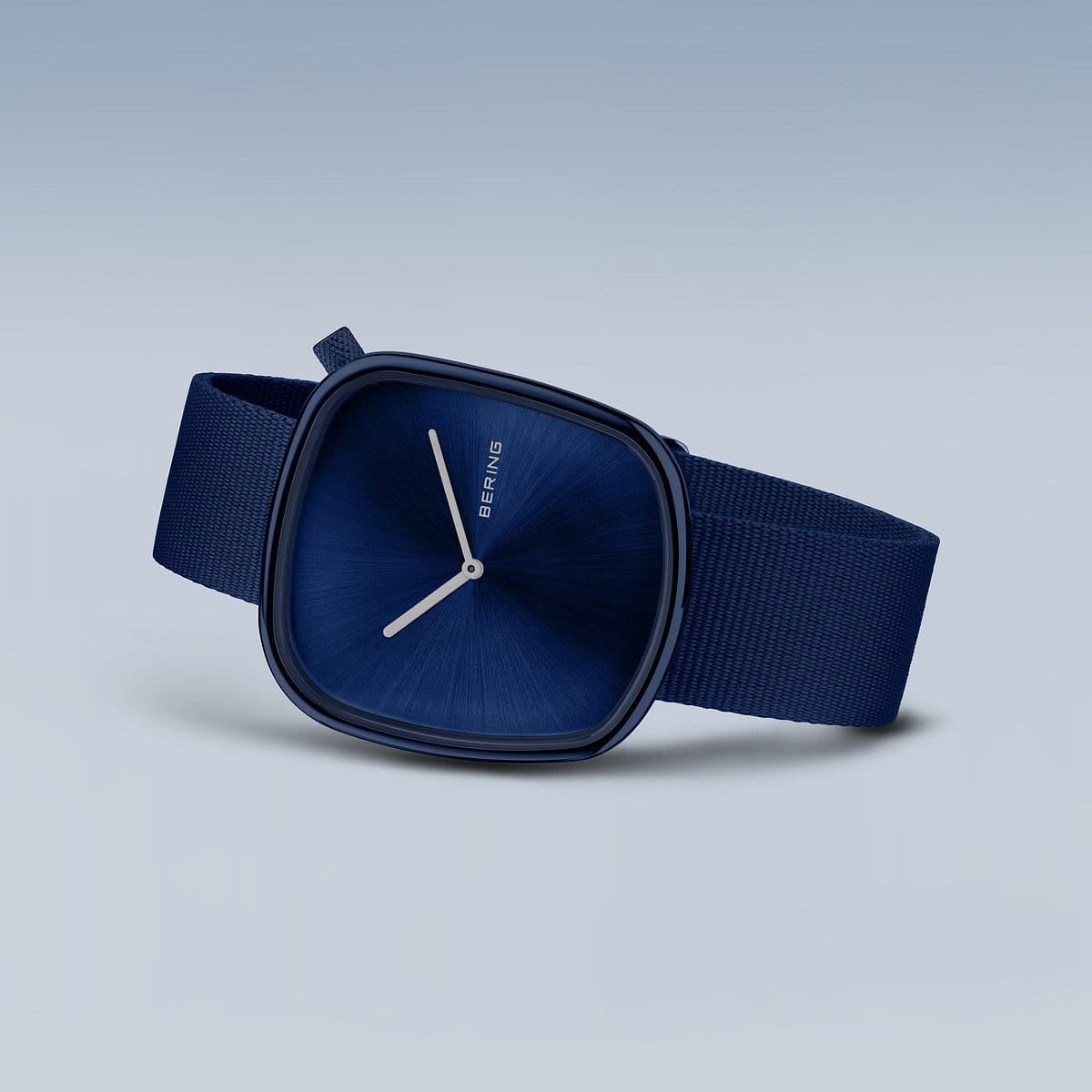 Bering Analog Blue & Nato Men's Watch 18040 397