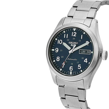 Seiko Analog Blue & Metal band Men's Watch SRPG29K1