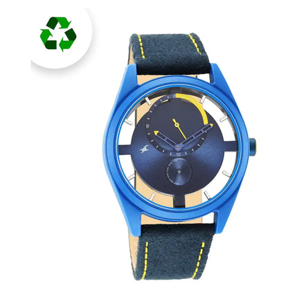 Fastrack Analog Blue & Fabric Men's Watch 3256PF01
