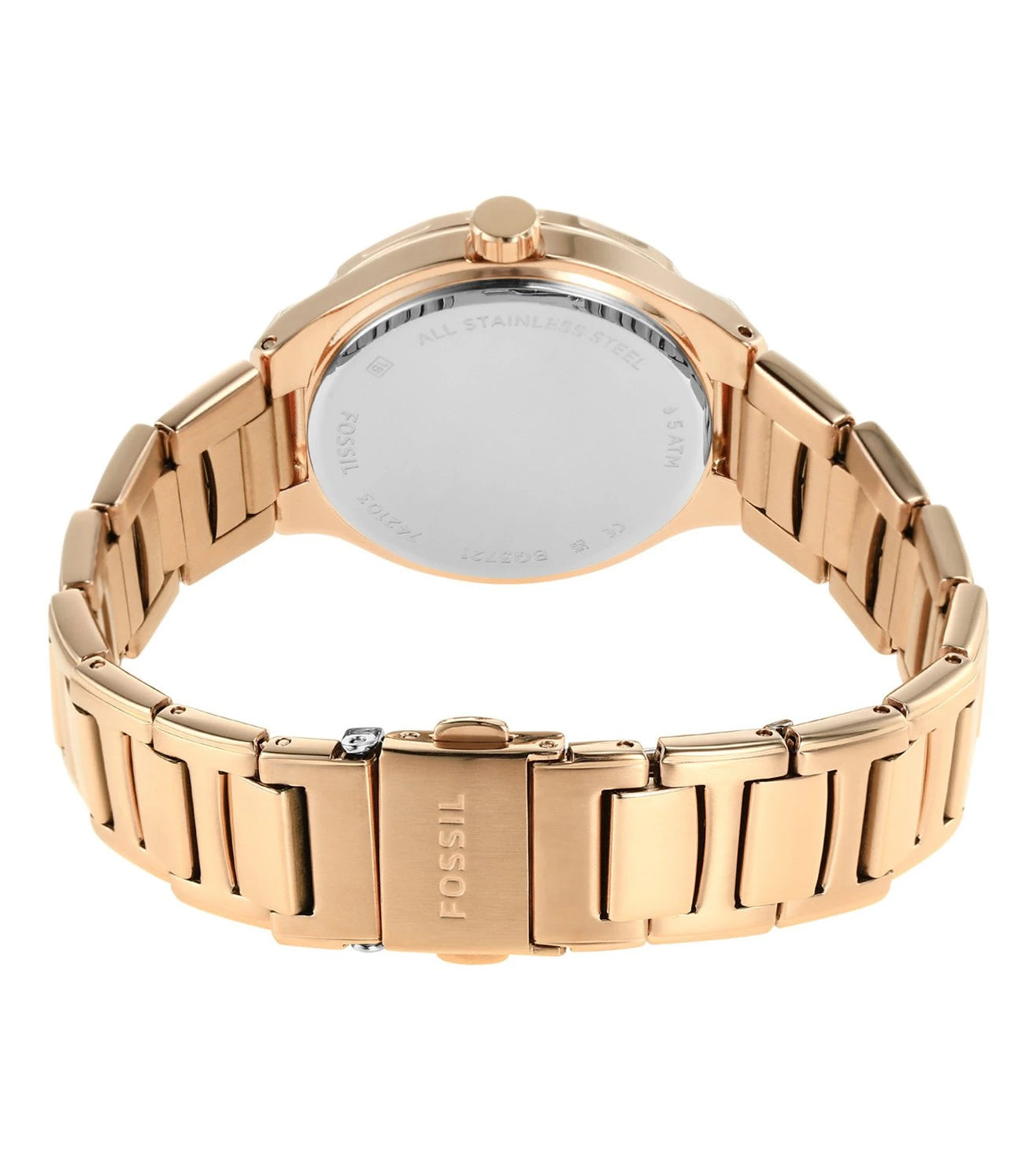 FOSSIL  Rose Gold & Stainless Steel Women's Watch BQ3721