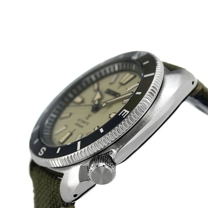 Seiko Analog grey & Polyester Men's Watch SRPG13K1