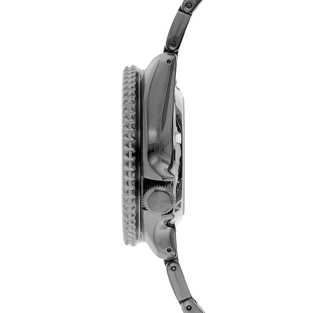 Seiko Analog Black & Stainless Steel Men's Watch SRPD65K1
