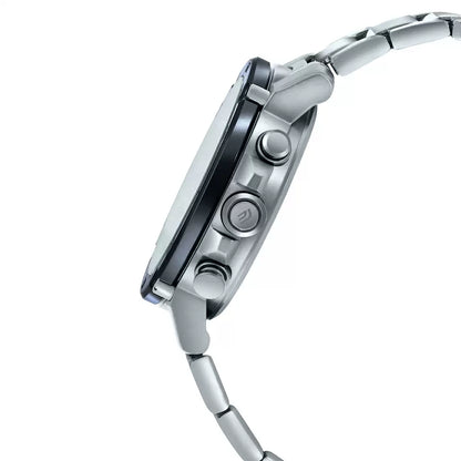 Casio Analog-Digital Black & Stainless Steel Men's Watch EX525