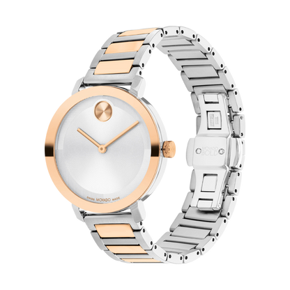 MOVADO Chronograph Silver & Stainless Steel Women's Watch 3601142