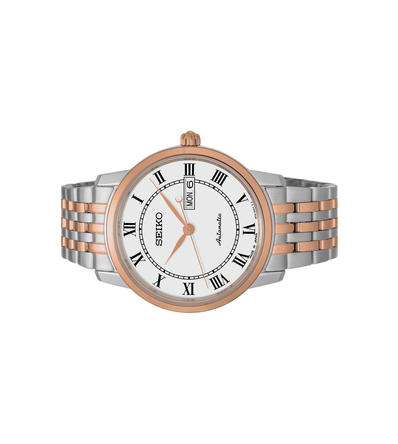 Seiko Analog White & Metal band Men's Watch SRP766J1