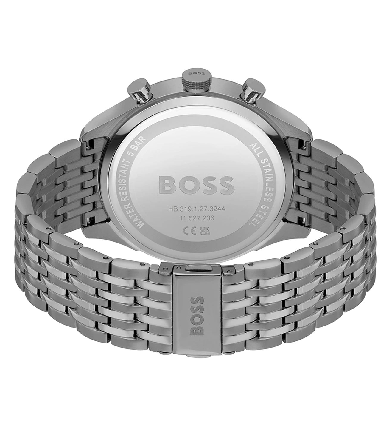 Hugo Boss Analog Blue & Stainless Steel Men's Watch 1514083