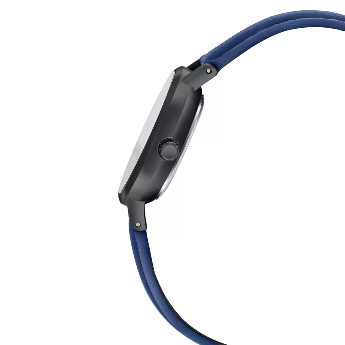 Blue Leather Analog - Women's Watch