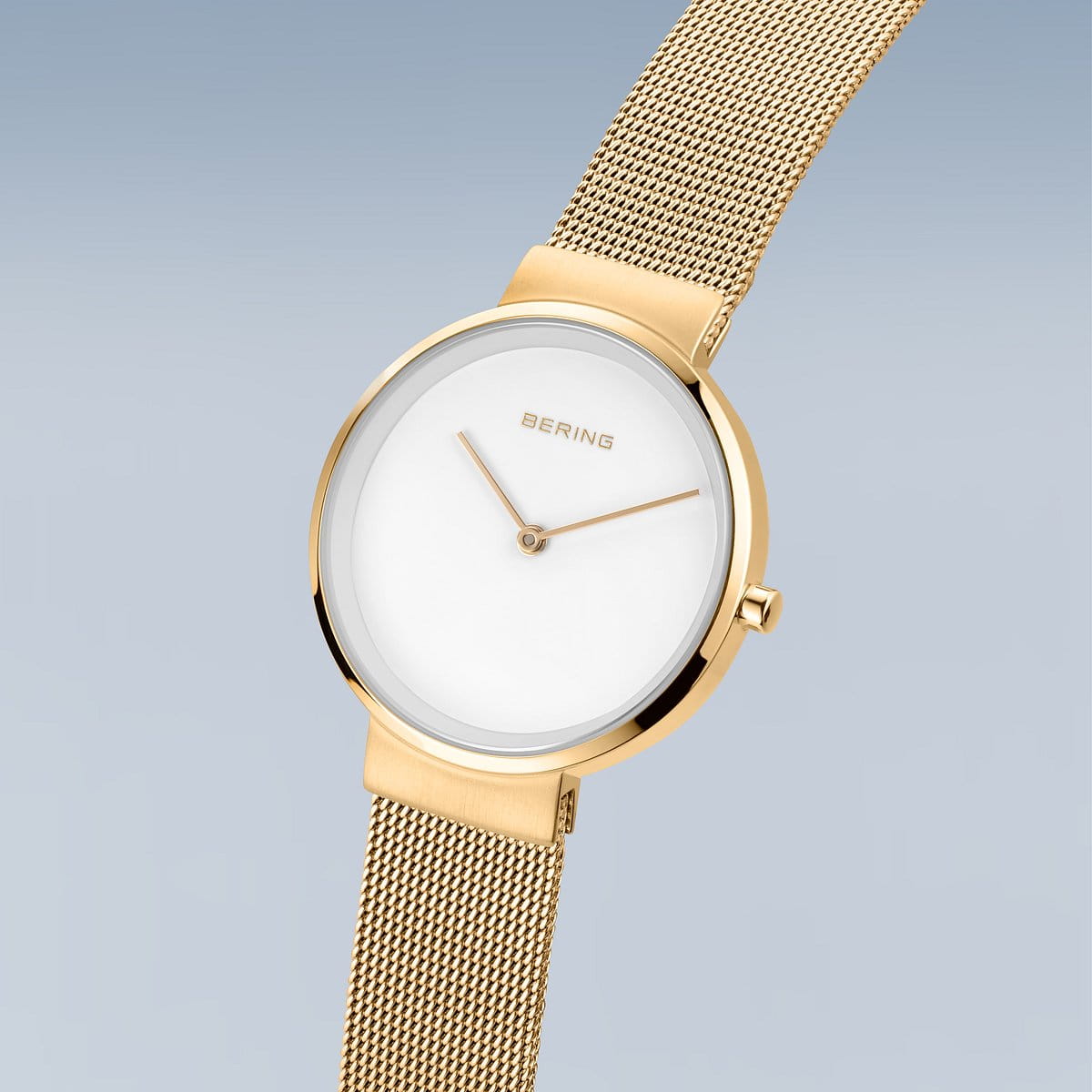 Bering Analog White & Milanese Women's Watch 14531 334