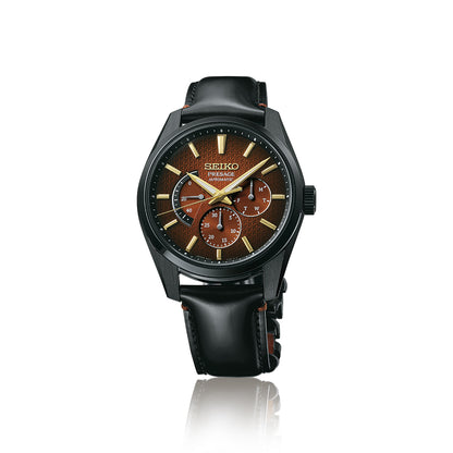 Presage Men's Brown Chronograph Leather Watch SPB329J1
