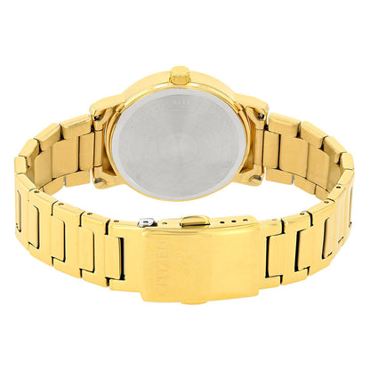 Citizen Analog White & Stainless Steel Women's Watch EQ9062 58A