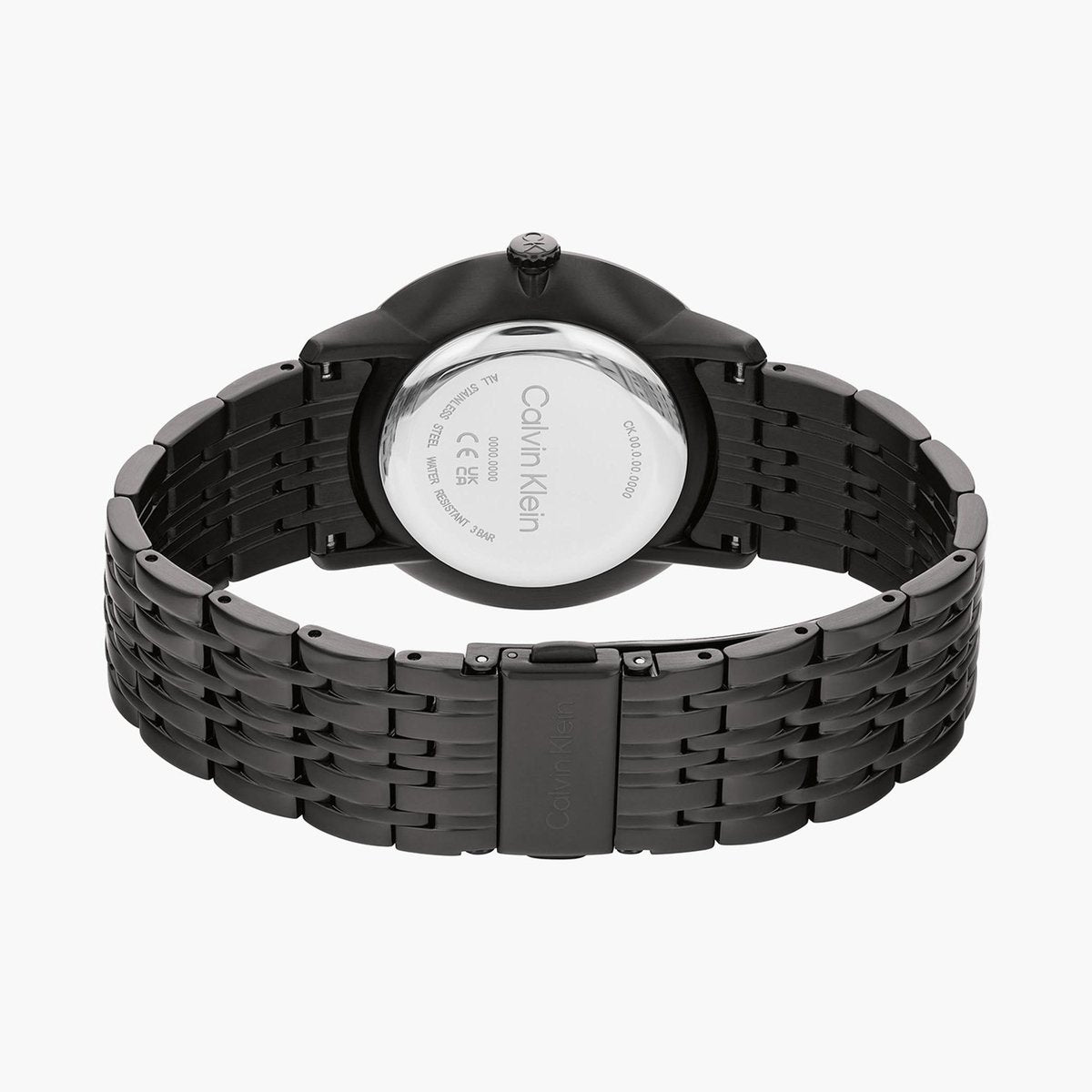 Calvin Klein Unisex Quartz Black Watch 25300008