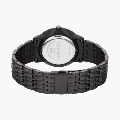 Calvin Klein Unisex Quartz Black Watch 25300008